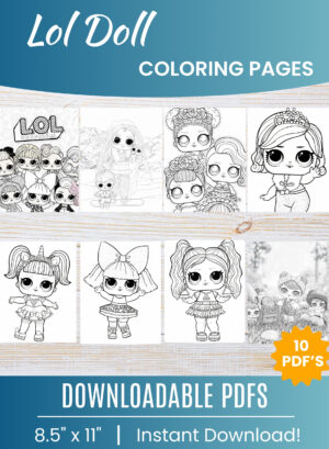 LOL Dolls coloring pages