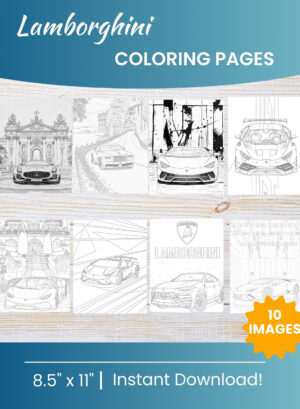 Lamborghini Coloring Pages