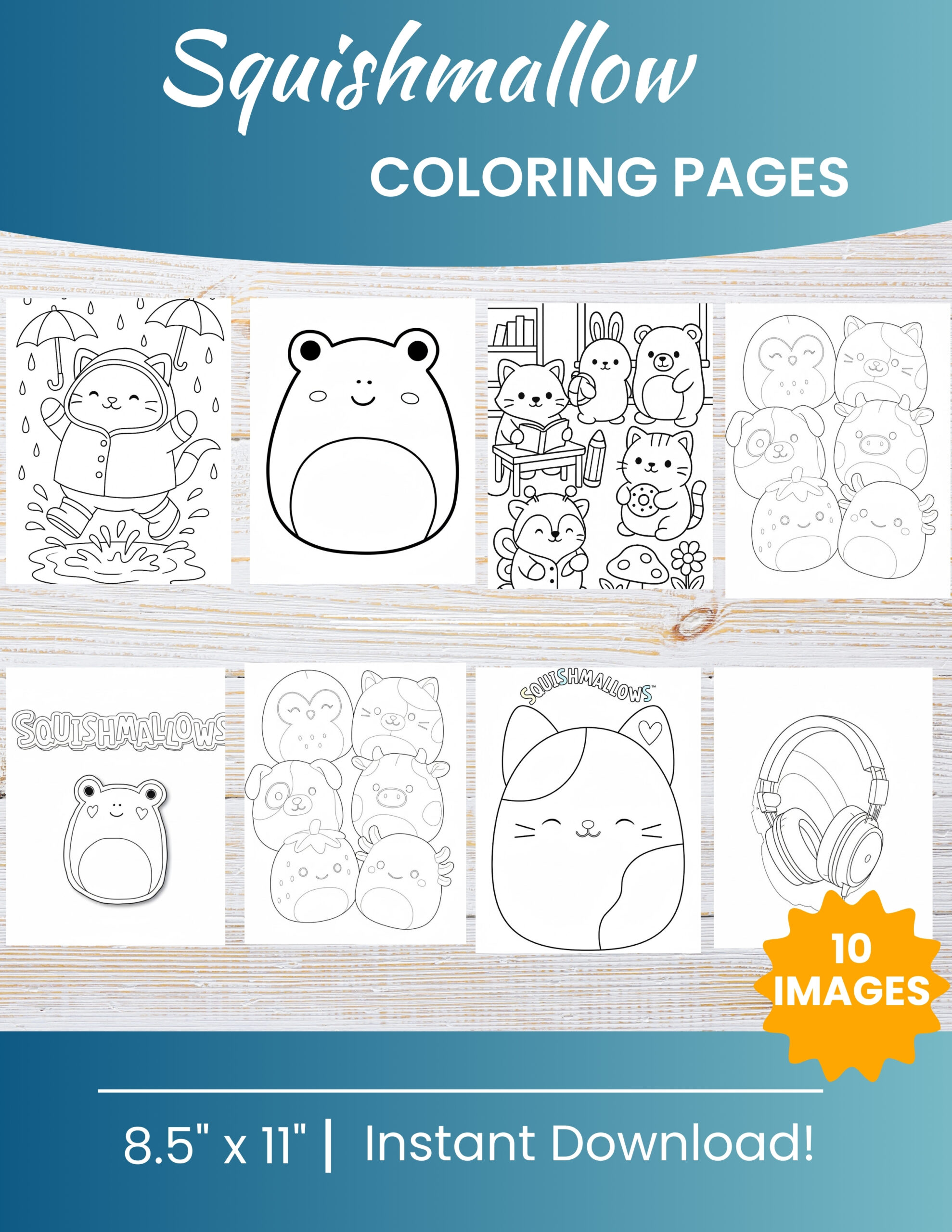10 Printable Squishmallow Coloring Pages for Kids | Free PDF Download 1 Squishmallow Coloring Pages