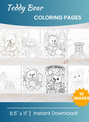 Teddy Bear Coloring Pages