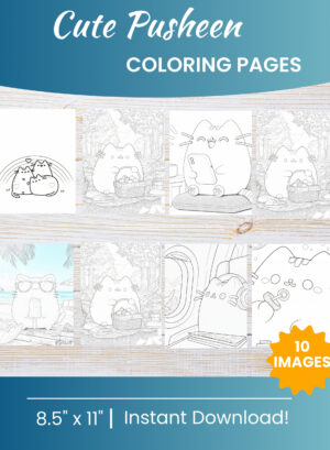 Pusheen Coloring Pages