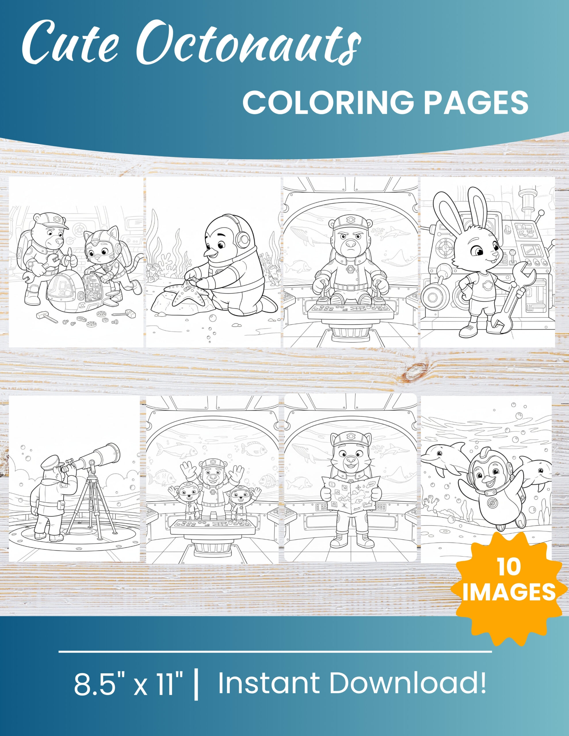 10 Printable Octonauts Coloring Pages for Kids | Free PDF Download 1 Octonauts Coloring Pages
