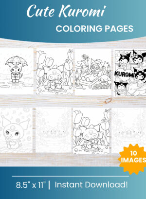 Kuromi Coloring Pages
