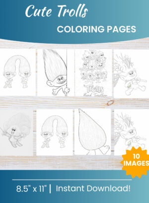 Trolls Coloring Pages