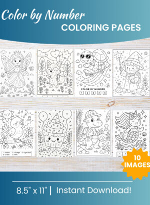Color by Number Coloring Pages