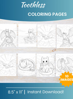 Toothless Coloring Pages