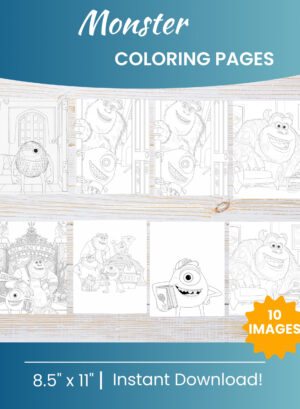 Monster Coloring Pages