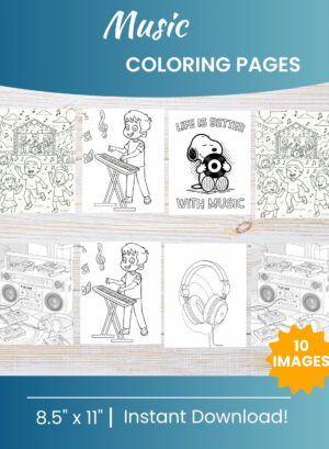 Music Coloring Pages