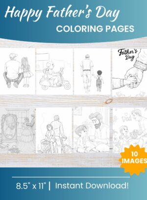 Father’s Day Coloring Pages