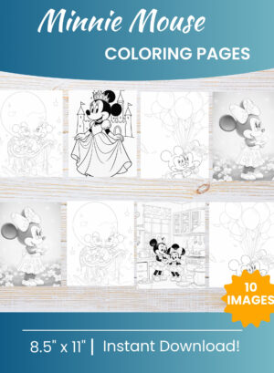 Minnie Mouse coloring pages