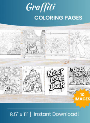 Graffiti Coloring Pages