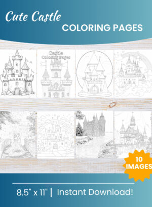 Princess Castle Coloring Pages