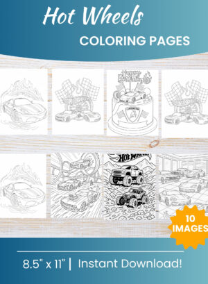 Hot Wheels Coloring Pages