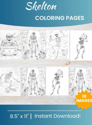 Skeleton Coloring Pages