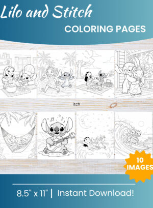 Lilo and Stitch Coloring Pages