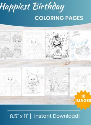 Birthday Coloring Pages