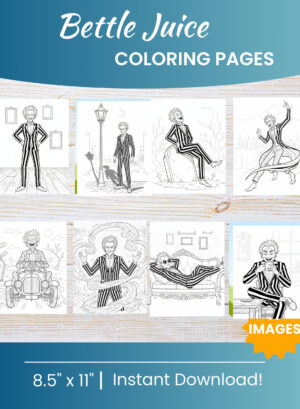 Beetlejuice Coloring Pages