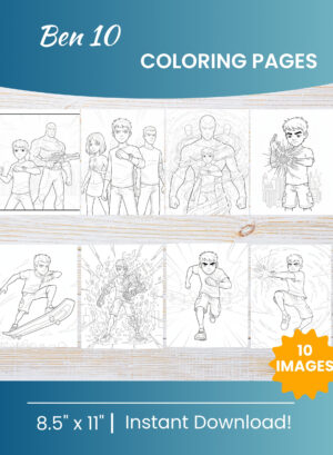Ben 10 Coloring Pages for Kids