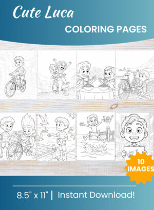 Luca Coloring Pages