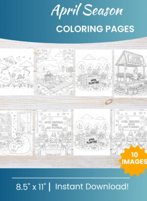 April Coloring Pages