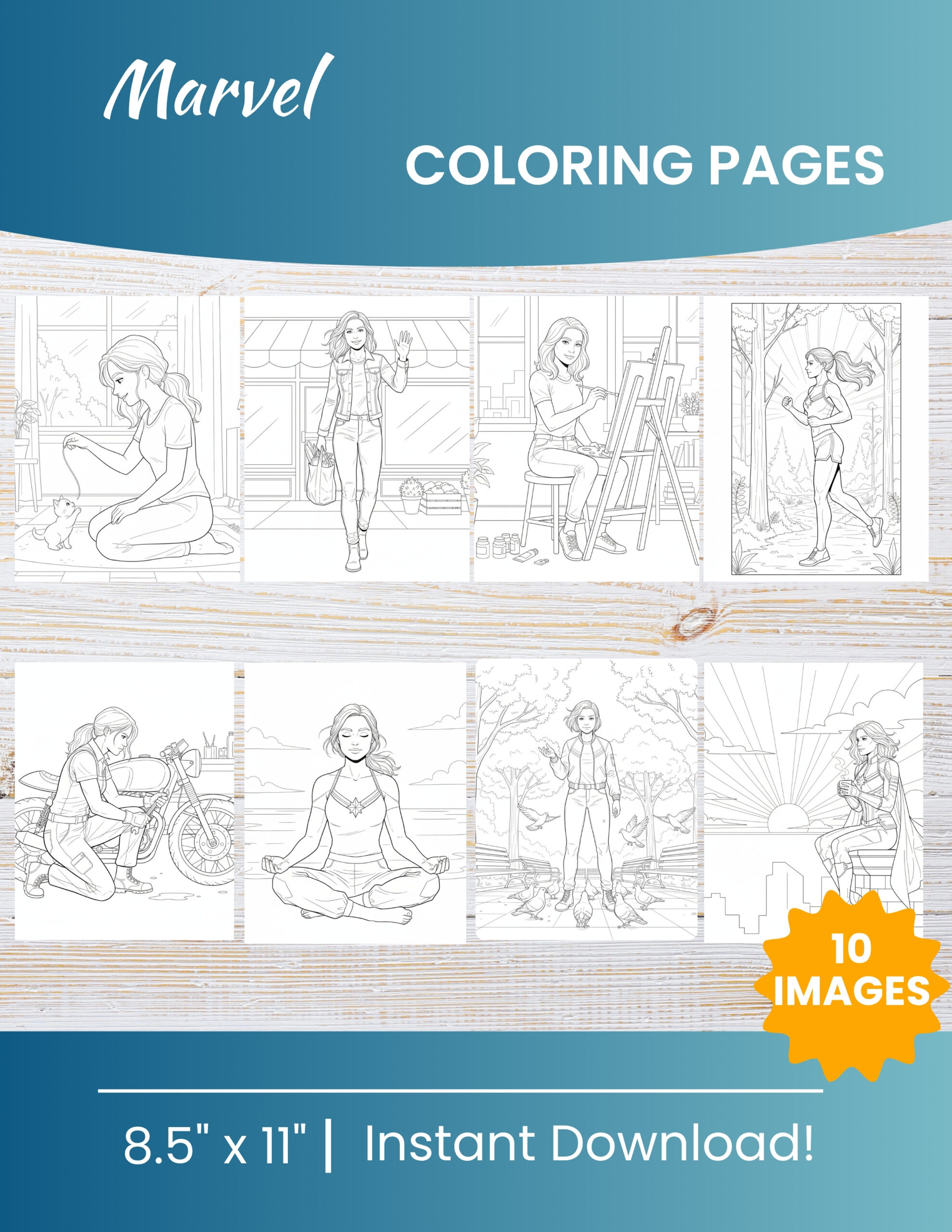 10 Printable Marvel Coloring Pages for Kids | Free PDF Download 1 Marvel Coloring Pages