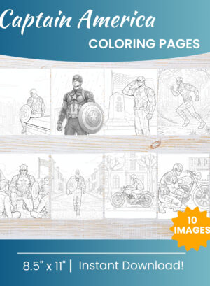 Captain America Coloring Pages