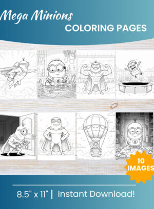 Mega Minions Coloring Pages
