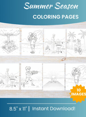 Summer Coloring Pages