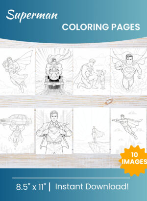 Superman coloring pages
