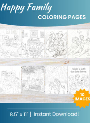 Family Coloring Pages
