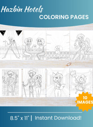 Hazbin Hotel Coloring Pages