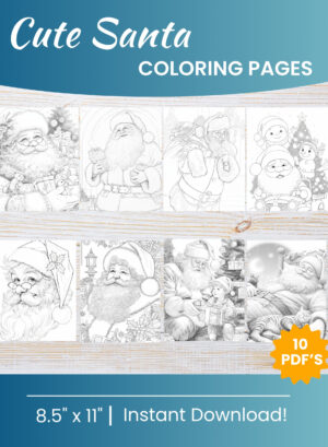 Santa Coloring Pages