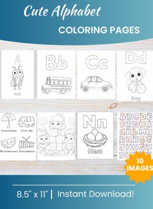 Alphabet Coloring Pages