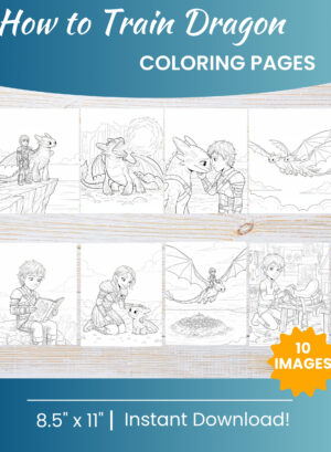 How to Train Your Dragon Coloring Pages