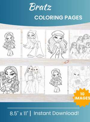 Bratz coloring pages