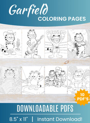Garfield coloring pages