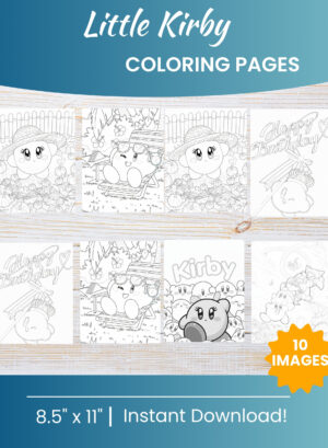 Kirby coloring pages