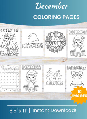 December Coloring Pages