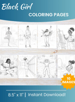 Black Girl Coloring Pages