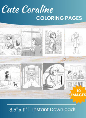 Coraline Coloring Pages