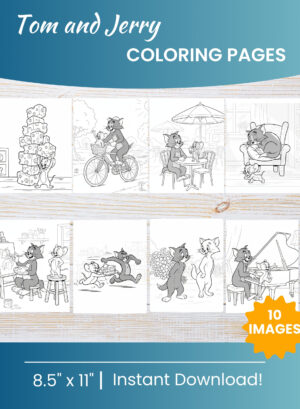Tom and Jerry coloring pages