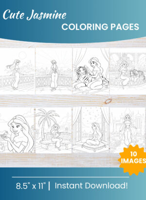 Jasmine Coloring Pages