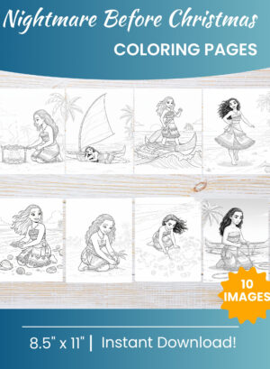Nightmare Before Christmas coloring pages