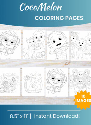 Cocomelon coloring pages