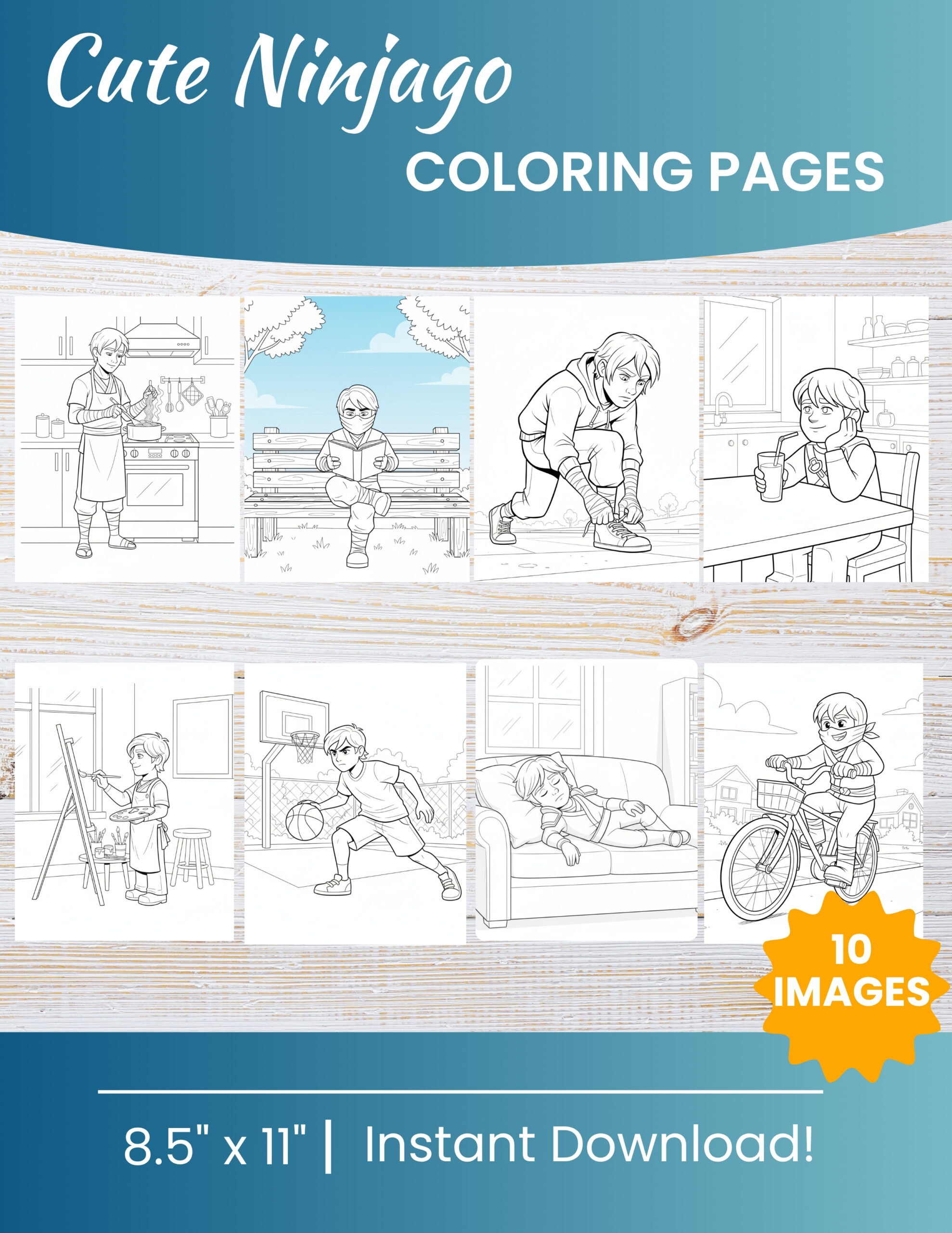 Free Printable Ninjago coloring pages for kids | 10 PDF Download 1 Ninjago coloring pages