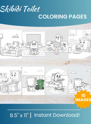 Skibidi Toilet coloring pages