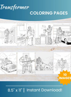 Transformers coloring pages