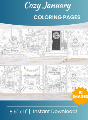January Coloring Pages