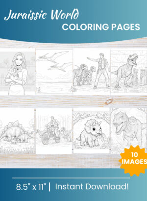 Jurassic World Coloring Pages