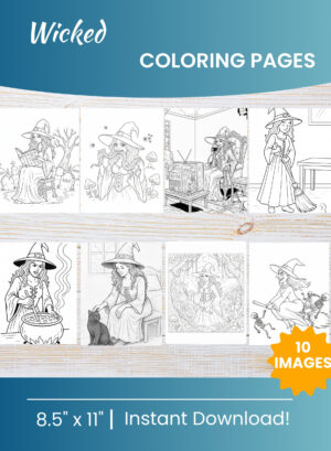 Wicked coloring pages